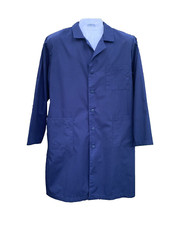 Uniform Adar Men-Women Navy Blue Collar Scrub Professional Lab Coat size L- XL