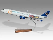 Airbus A330-300 Evelop Desk Wood Airplane New Model Large 1/144