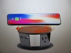 New ListingLink2Home 10W Space Saver Pop Up-Outlet, Fast Induction Charger with Type-C Usb