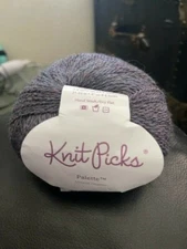 Knit Picks Palette Yarn Peruvian Highland Wool - 231 yards -Mineral Heather