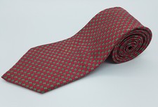 BROOKS BROTHERS MAKERS RED GEOMETRIC SILK TIE 58 x 4
