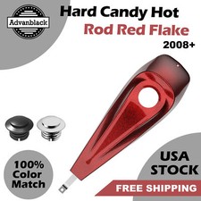 Hard Candy Hot Rod Red Flake Low-profile Tank Dash Console Fits 08 Harley