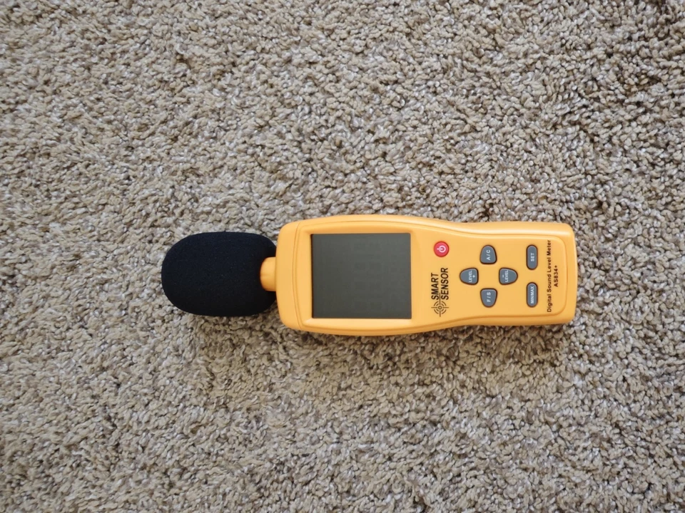 Sound Level Meter,AS834+ Digital Sound Level Meter Digital Noisemeter LCD Sound - Image 2 of 4