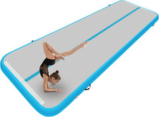 Inflatable Gymnastics Mat with Pump - 10FT to 20FT for Home  Training