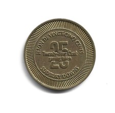 World Tokens - Canada Sadbury Downs Casino 25 Cent Token