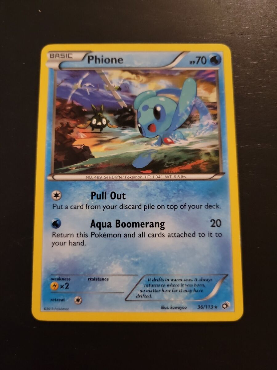 Pokémon Card Database - Legendary Treasures - #36 Phione