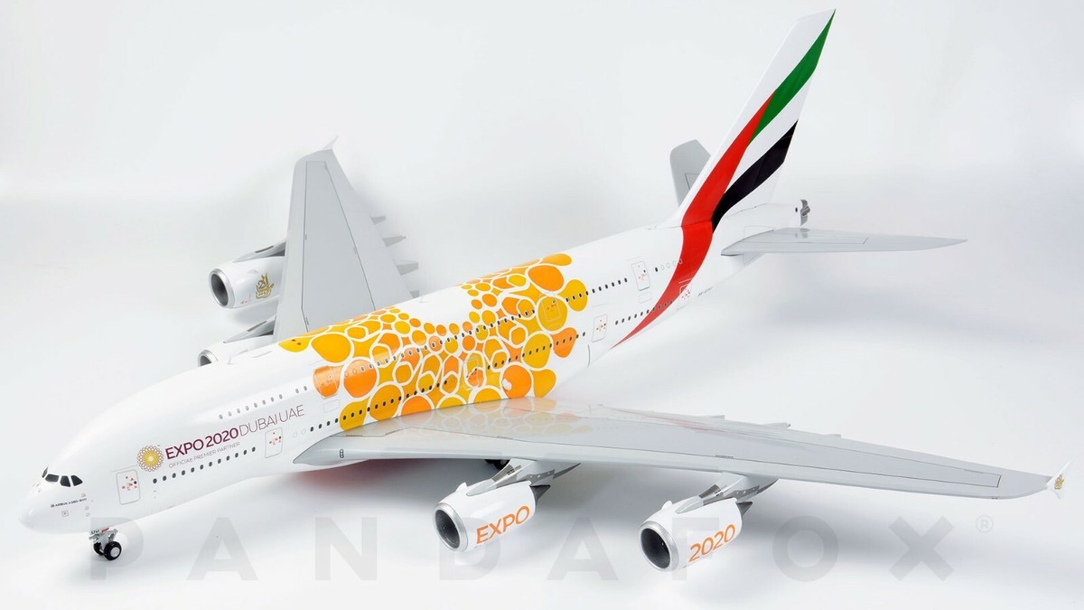 希少 Airbus A380-800 Emirates EXPO 2020モデル Airbus A380-800 Commercial Aircraft 