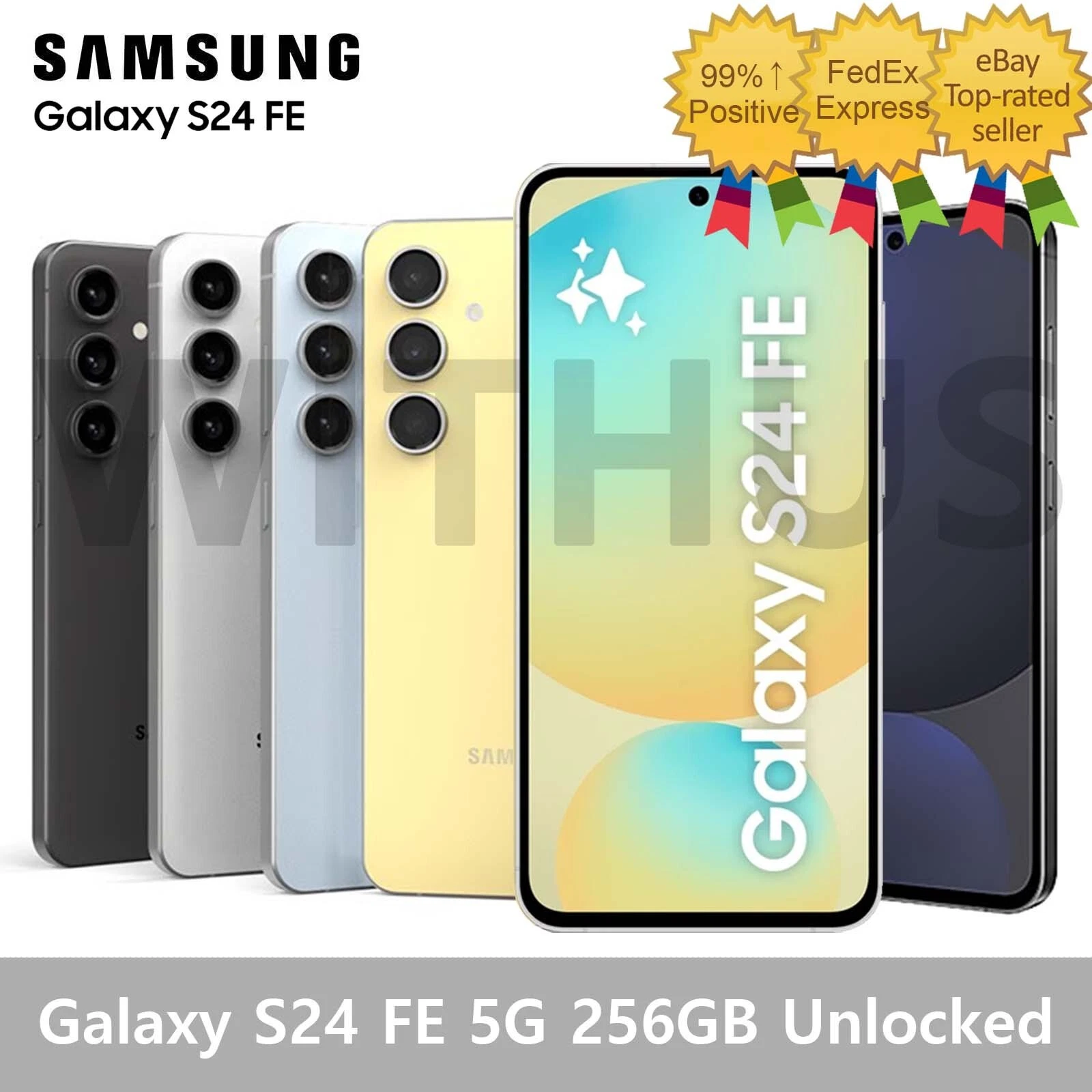 SAMSUNG Galaxy S24 FE 5G SM-S721N 256GB Unlocked Device New Sealed