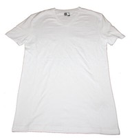 Herren T-SHIRT Shirt Kurzarm Weiß Weiss V-AUSSCHNITT Asos Gr. S Neu
