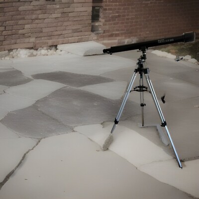 Celestron PowerSeeker 60 EQ 60mm 15 Refractor Telescope With Case  Accessories 50234210430|