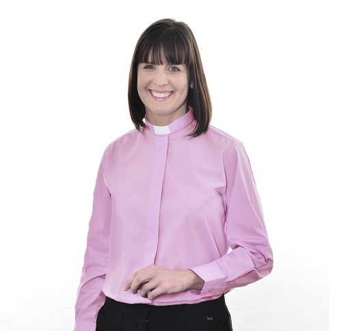 Ladies Clergy, Priest, Vicar Long Sleeve Shirt, Blouse SURPLUS STOCK - Picture 10 of 10
