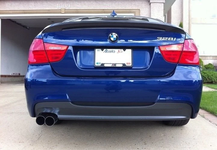 Rear bumper M-Sport - ABS Plastic For BMW E90 Sedan 05-11 Saloon