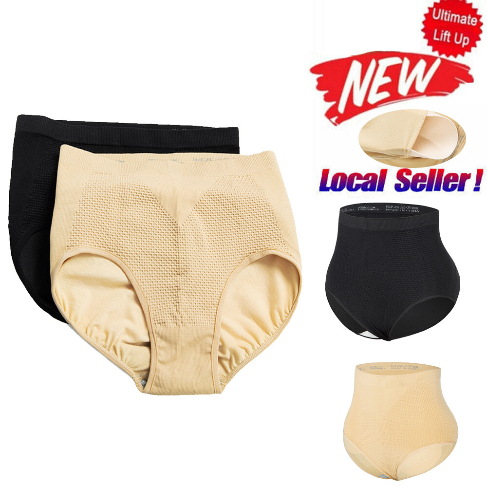 Women Briefs Panties Breathable Underwear Body Shaper Butt Lift Panty Enhancer
