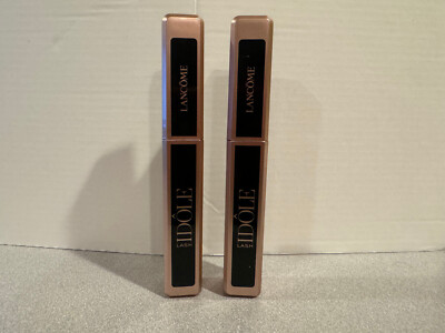 2x Lancome Idole Lash Lifting Mascara Glossy Black FULL SIZE 0.27 Oz NWOB