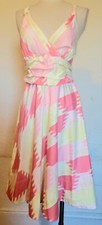 Marc By Marc Jacobs Halter Multicolored Swing Dress Size 2