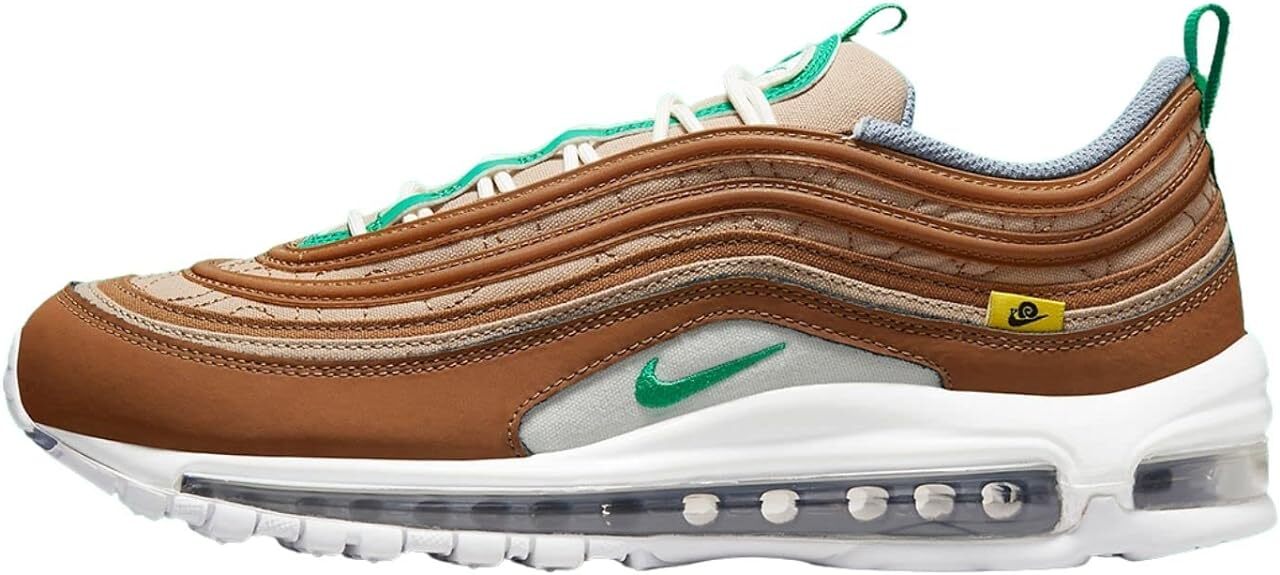 Мужские кроссовки Nike Air Max 97 SE Hemp/Stadium Green-Темно-коричневый (DV2621 200)