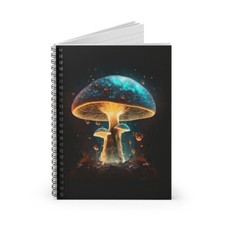 Aesthetic Mushroom Notebook - Hunting Journal - Mushroom Gift Book - V10