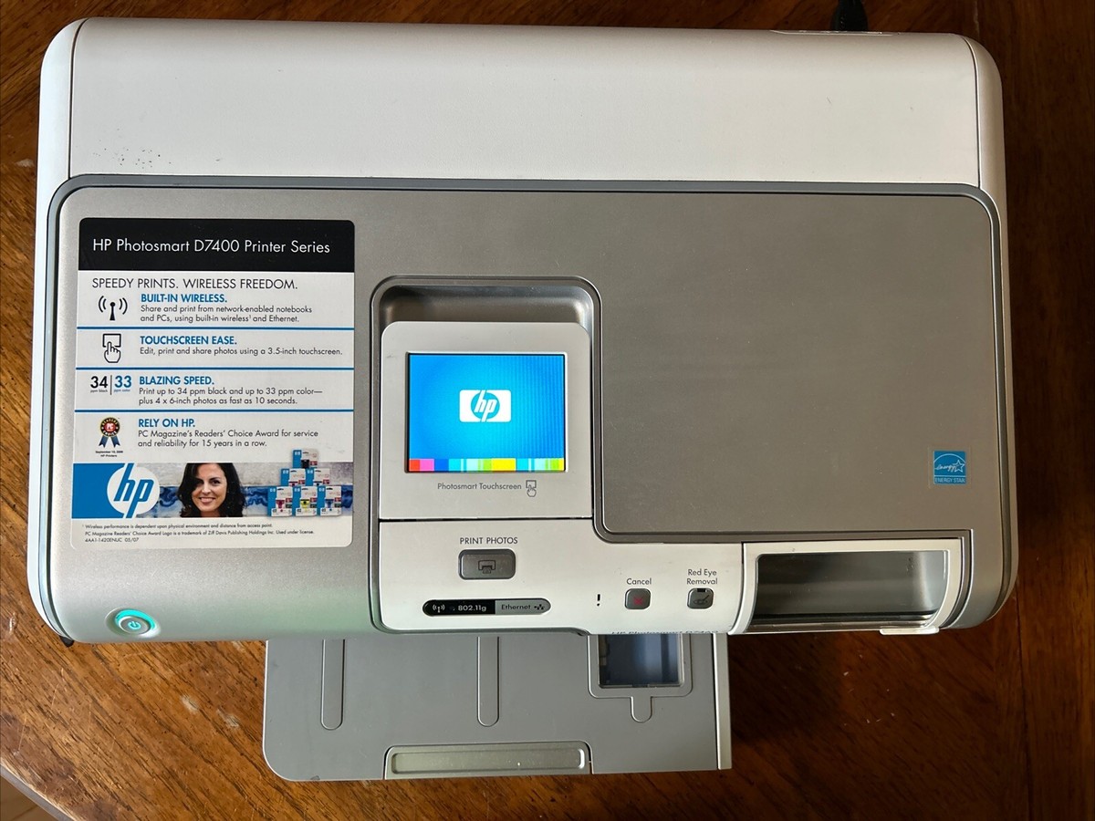 OA機器 HP PHOTOSMART HP Photosmart D7460 Digital Photo Inkjet Printer 883585100347| eBay