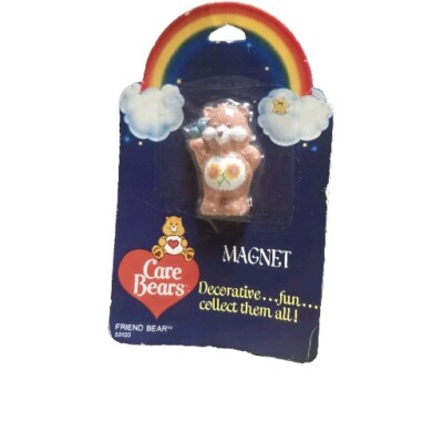 Vintage 1984 American Greetings Care Bears Magnet Friendship Bear NEW