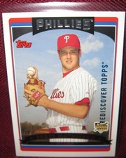 2017 TOPPS BLUE REDISCOVER STAMPED BUYBACK #UH139 SCOTT MATHIESON (2006 TOPPS)