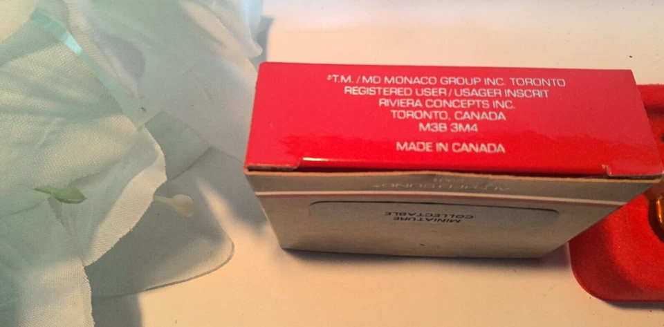 90-е* ENCORE Alfred Sung парфюмированная вода 4 мл миниатюрная бутылка винтажная коробка - Изображение 4 из 4