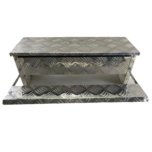 Aluminum Automatic Chicken Food Feeder Treadle Self Opening Feed - Picture 7 of 12