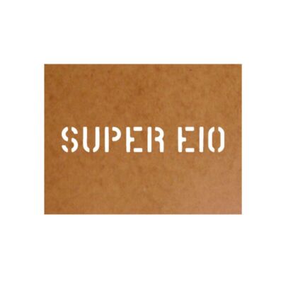 Super E10 Fuel Petrol Oil Carton Painting Stencil 2.5x16cm #15105