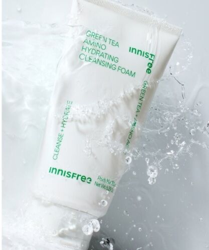Lot of 2 INNISFREE Green Tea Hydrating Amino Acid Cleansing Foam 5.29oz Kbeauty - Picture 4 of 6