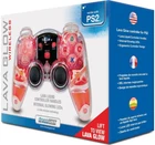 DREAMGEAR PS2 Lava Glow Wireless Controller Red EFG-01 061716 (837742005259 -[F3