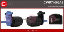 Scheibenwaschpumpe Dualpumpe CWP74005AS CASCO für ALFA ROMEO FIAT LANCIA