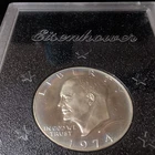 1974-S Eisenhower "IKE" Proof Dollar 40% SILVER  in OGP no Brown Box