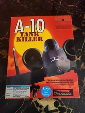 A-10 Tank Killer (PC, 1990)  5.25 disks - Big Box