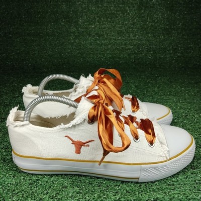 FOCO brand University of Texas Longhorns Canvas Sneakers Shoes Womens Size 10