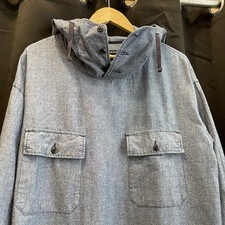 Engineered Garments Cagoule Shirt Chambray Mens Size Large Liam Gallagher