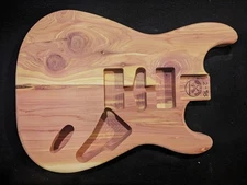 ST Guitar Body, Western Red Cedar, MADE IN USA - #2-415