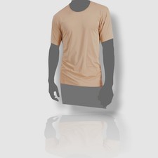  30 Alfani Men's Beige Air Mesh Alfatech Stretch Crew Neck Undershirt Size L