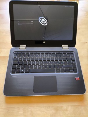 * HP Pavilion x360 convertible 13,3'' LED 8GB 1TB AMD A8 2GHz Linux Mint Akku neu
