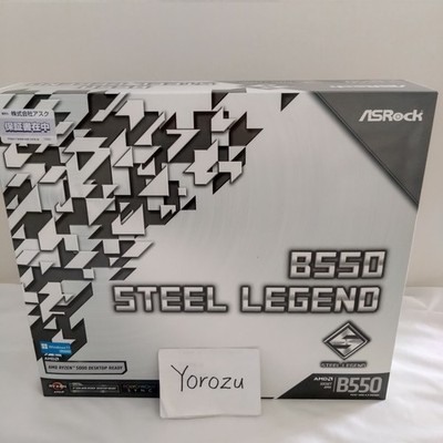 New ASRock B550 STEEL LEGEND ATX Motherboard AMD Ryzen 5000/4000/3000 AM4 DDR4