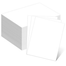 110lb White Cardstock 8.5x11, 100 Sheets Heavyweight White Card Stock 300 GSM...