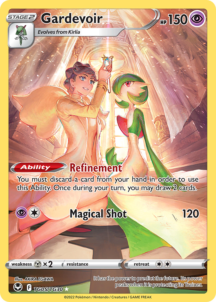 Gardevoir TG05/TG30 Holo Silver Tempest Trainer Gallery Pokemon NM