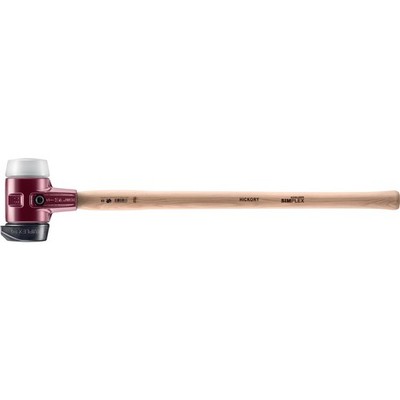 HALDER SIMPLEX Vorschlaghammer Ø 80 mm Gummi / Superplastik mit Standfuß Hammer