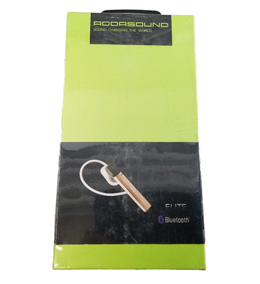 Addasound Elite Bluetooth Headset - Golden (ELITE-G)  Brand New