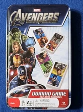 THE AVENGERS DOMINO GAME - COMPLETE (28 PIECES) SET - 3+ - 2-4 players DOMINOES