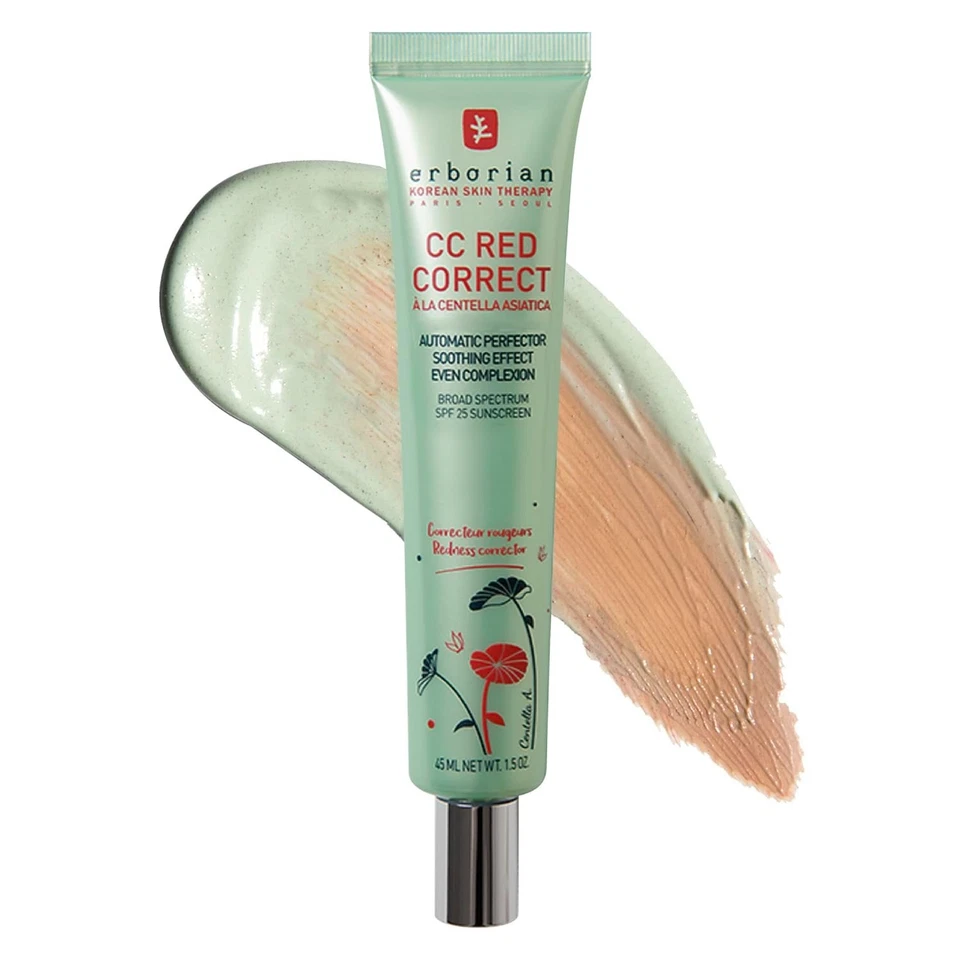 CC Red Correct: Green Color Corrector with SPF 25 and Centella Asiatica - Image 3 of 4