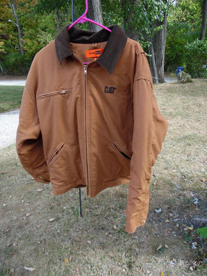 Vintage Cat, Catipillar, Men's Working Canvas Jacket Size XL, 360-805-1200