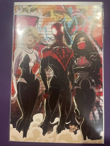 AMAZING SPIDER-MAN #64 KAARE ANDREWS CONNECTING (#63) VIRGIN VARIANT NM+