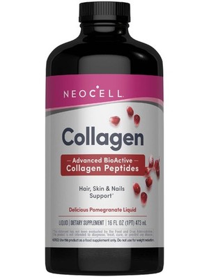 Advanced BioActive Liquid Collagen | 16 Fl Oz | Pomegranate Flavor | by NeoCell