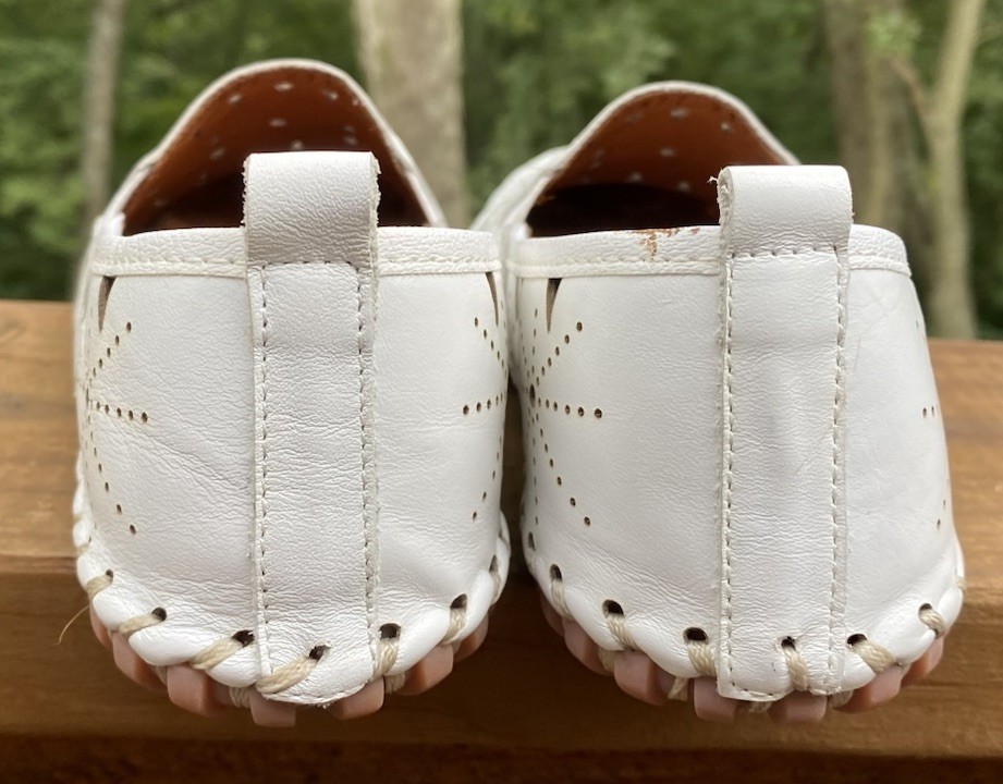 Spring Step White Slip-On Loafer Shoes - Women’s Size 6.5/7 US, 37 EU