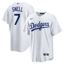 Los Angeles Dodgers Blake Snell #7 Nike White Home 2026 Official MLB Jersey