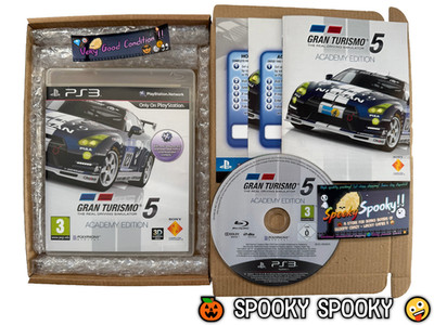 Gran Turismo 5 Academy Edition PS3 - UK PAL sehr guter Zustand CIB - hochwertige Verpackung